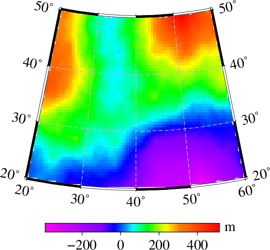 example image for gmtsph-regional