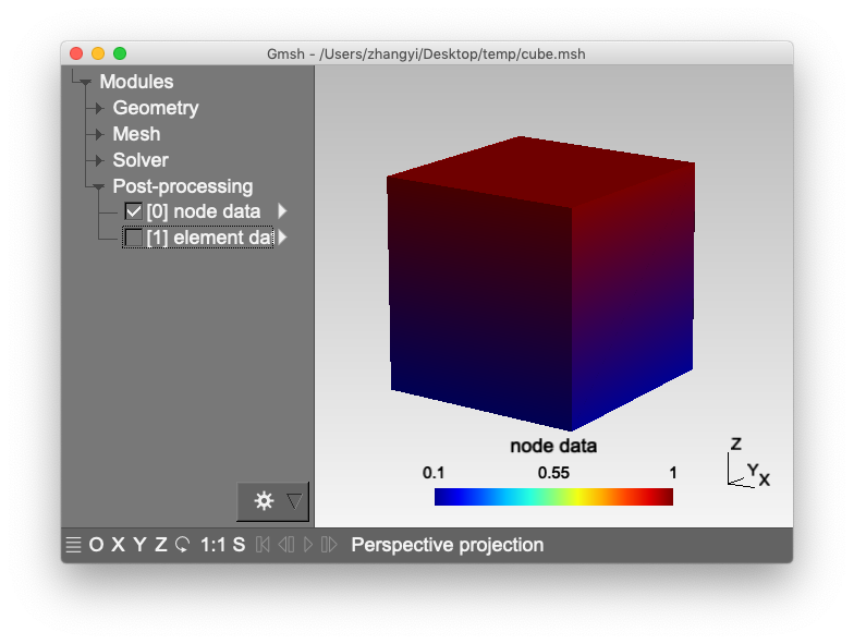 cube node data